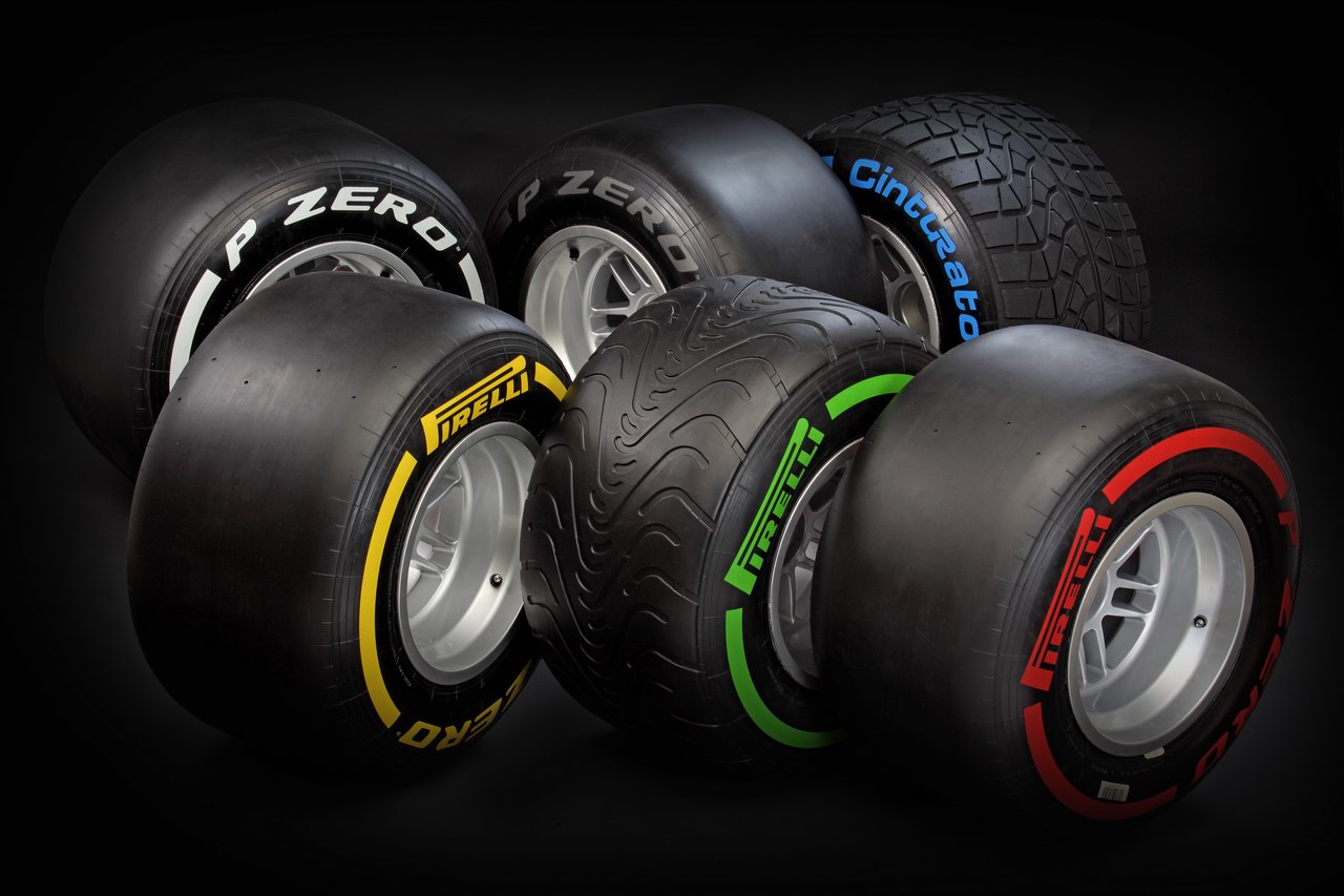 Pirelli F1 gomme 2012